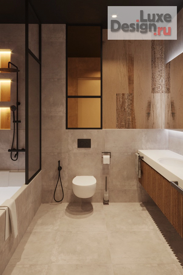 Дизайн интерьера трехкомнатной квартиры "Квартира с матрешкой." (фото 29) от дизайнера Мазрова Алевтина Дизайн интерьера трехкомнатной квартиры "Квартира с матрешкой." (фото 29)