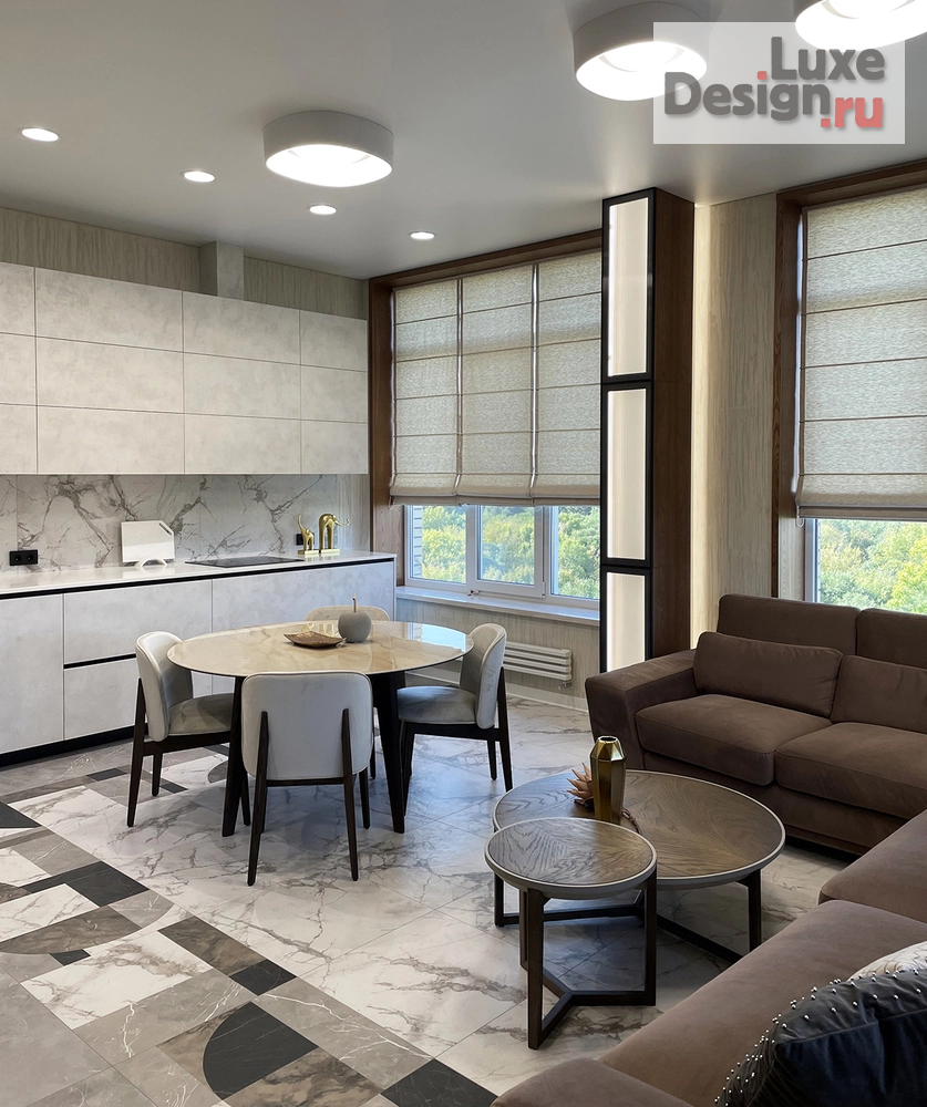 Дизайн интерьера четырехкомнатной квартиры "Квартира для 4х человек" (фото 1)