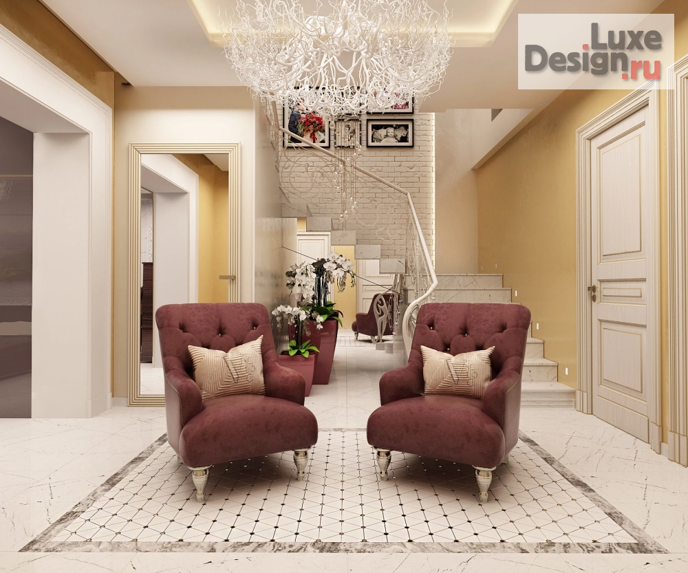 Дизайн интерьера квартиры "Интерьер двухуровневой квартиры 240кв.м по ул. Тигровая" (фото 4)