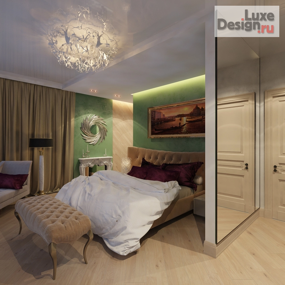 Дизайн интерьера квартиры "Интерьер двухуровневой квартиры 240кв.м по ул. Тигровая" (фото 6)