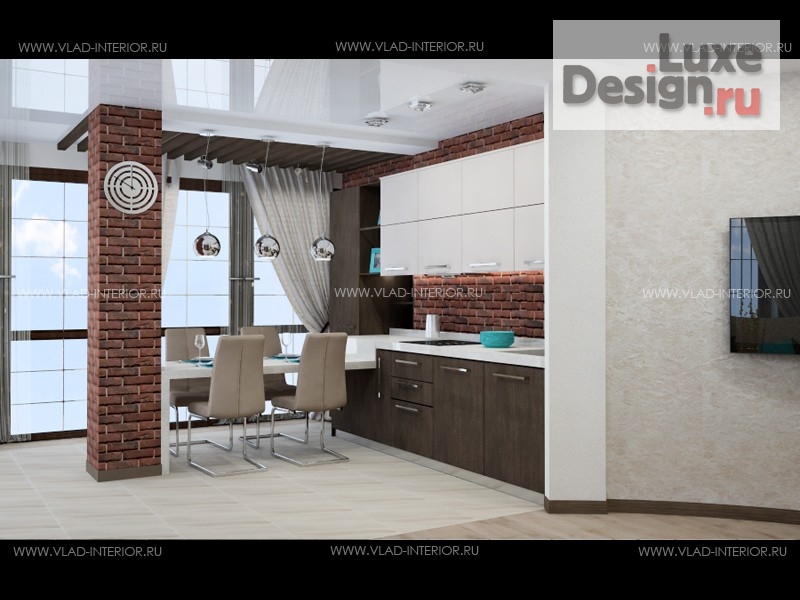 Дизайн интерьера двухкомнатной квартиры "Проект квартиры 68 кв.м." (фото 4)