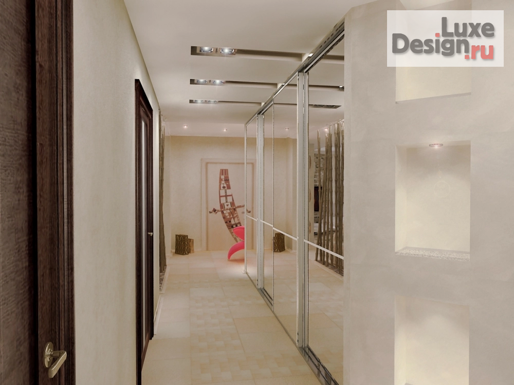 Дизайн интерьера четырехкомнатной квартиры "Интерьер квартиры по адресу Океанский пр-т, 133 /2010 г/" (фото 6)