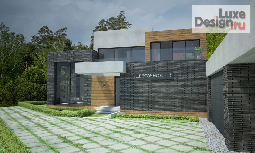 Частная архитектура "Жилой дом на ул. Цветочная" (фото 2)
