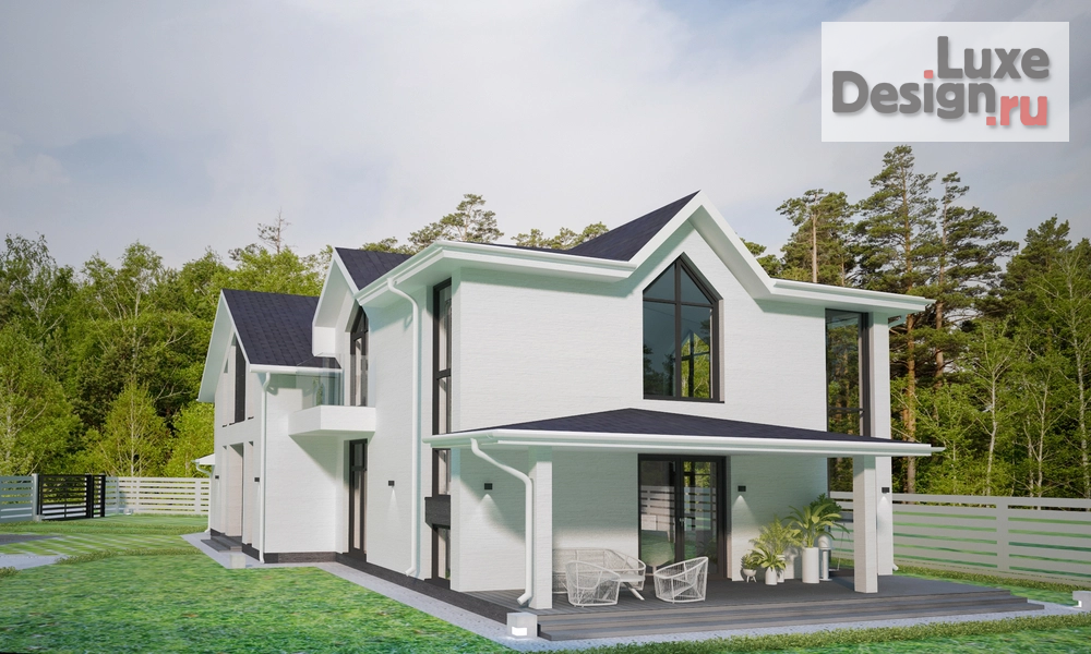 Частная архитектура "Жилой дом  на ул. Цветочная в с. Прохладное" (фото 3)