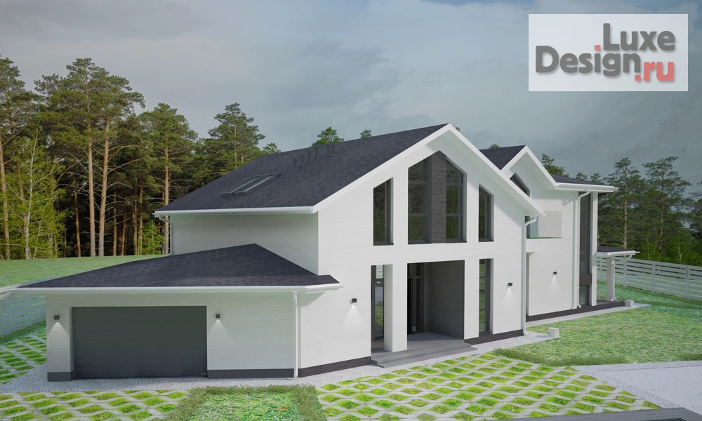 Частная архитектура "Жилой дом  на ул. Цветочная в с. Прохладное" (фото 2)