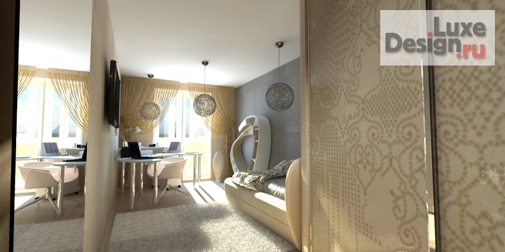 Дизайн интерьера четырехкомнатной квартиры "Интерьер квартиры по ул. Давыдова, 29а /2013 г/" (фото 9)