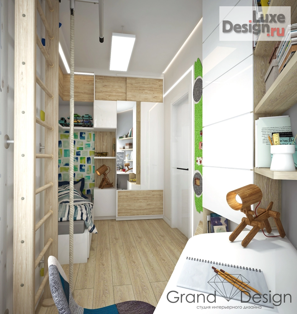 Дизайн интерьера трехкомнатной квартиры "ЖК Бригантина «Зефир»" (фото 14)