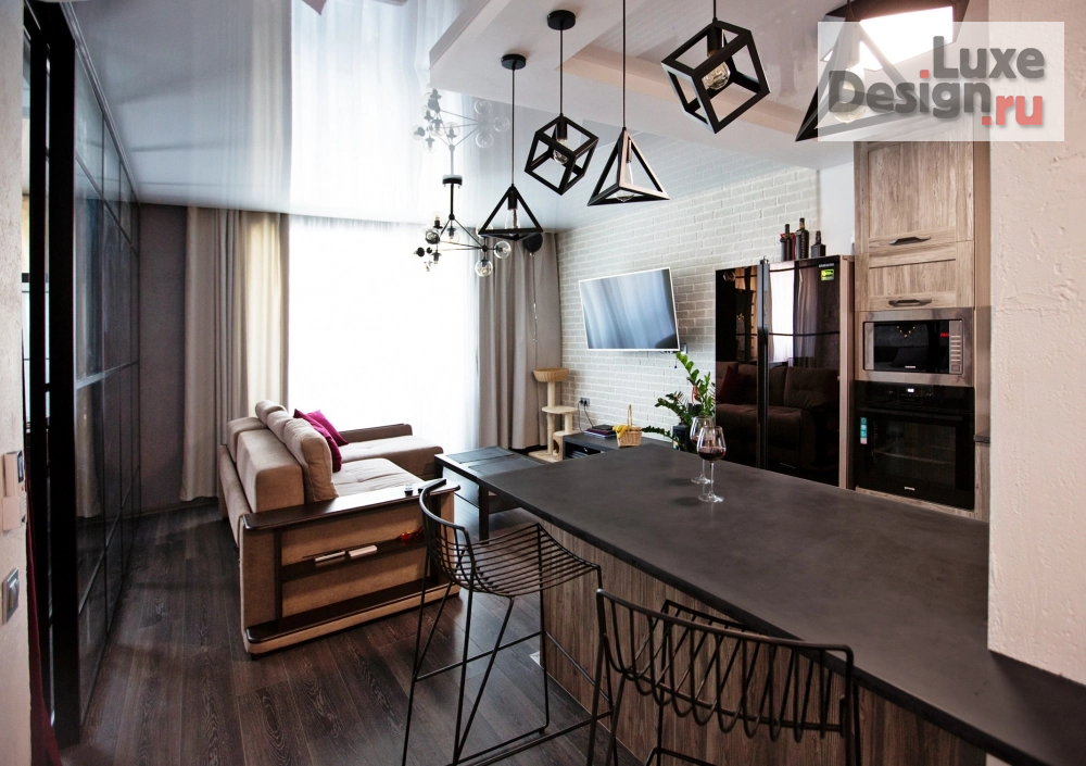 Дизайн интерьера квартиры студии "Милен Лофт" (фото 9)