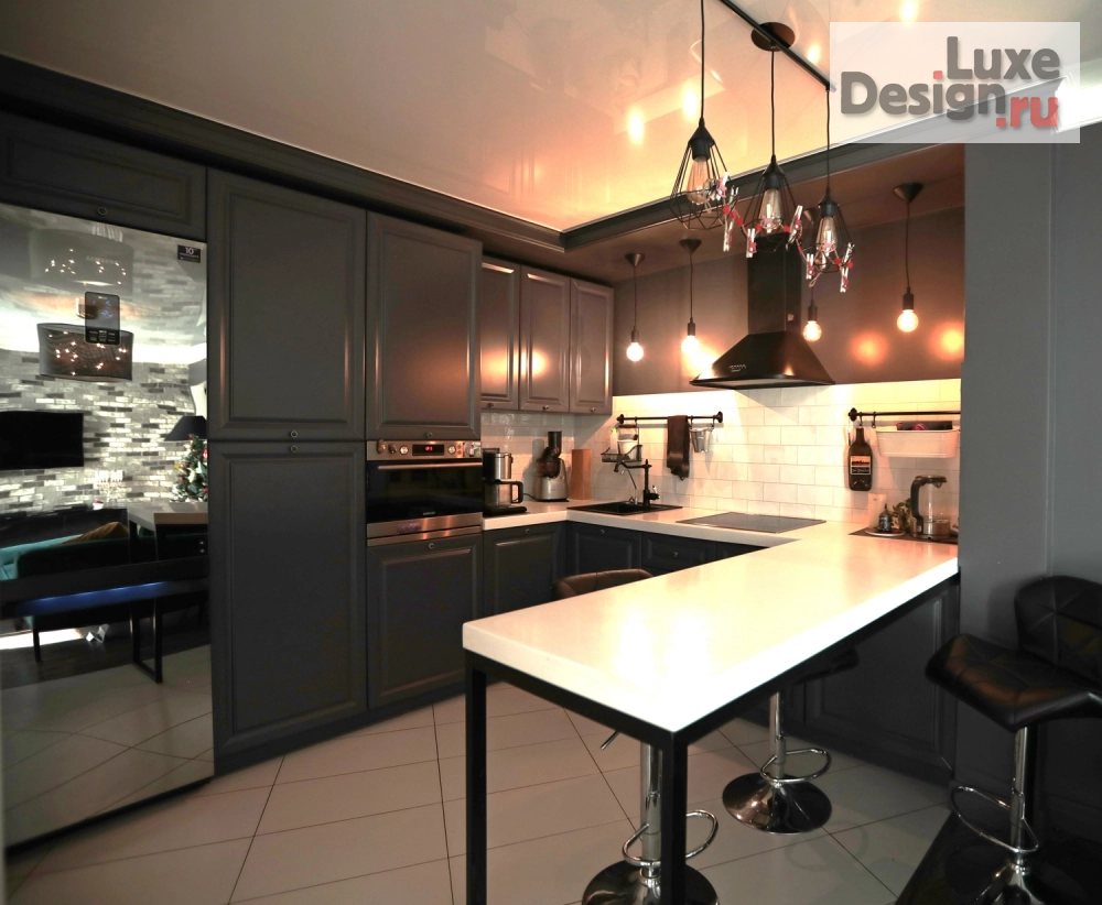 Дизайн интерьера квартиры студии "Квартира Эклектика (фото реализованного проекта)" (фото 2)