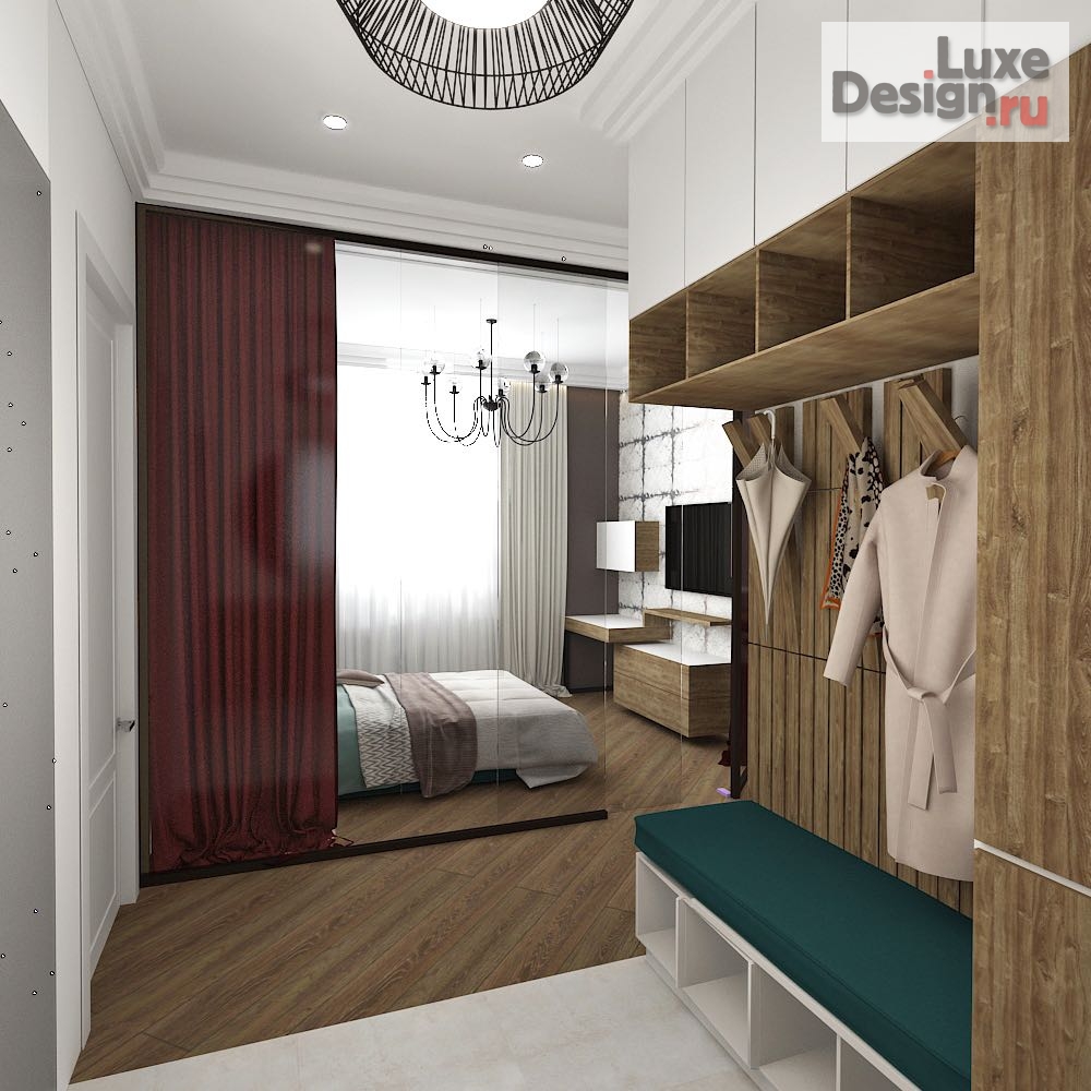 Дизайн интерьера трехкомнатной квартиры "Старый фонд «Эклектика»" (фото 1)