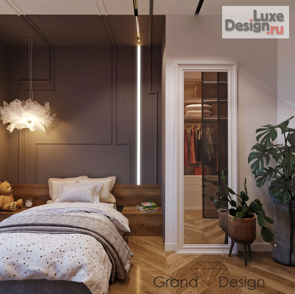 Дизайн интерьера трехкомнатной квартиры "Жк Маринист " (фото 17)