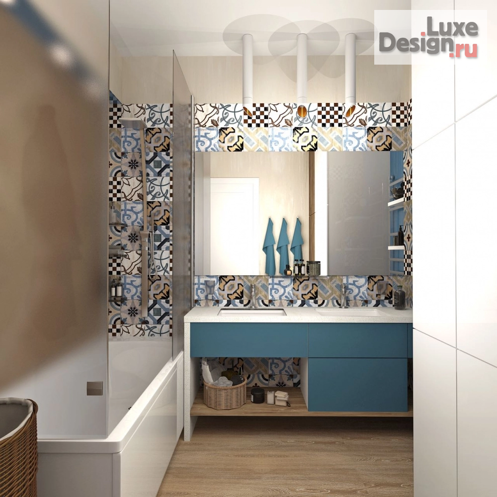 Дизайн интерьера трехкомнатной квартиры "Старый фонд «Эклектика»" (фото 20)