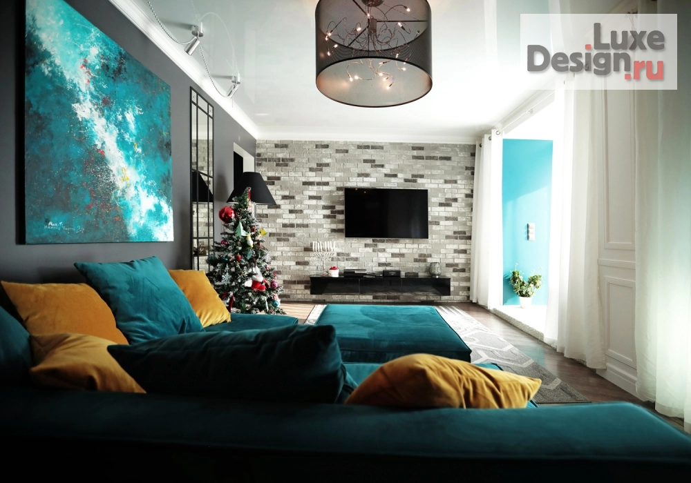 Дизайн интерьера квартиры студии "Квартира Эклектика (фото реализованного проекта)" (фото 6)