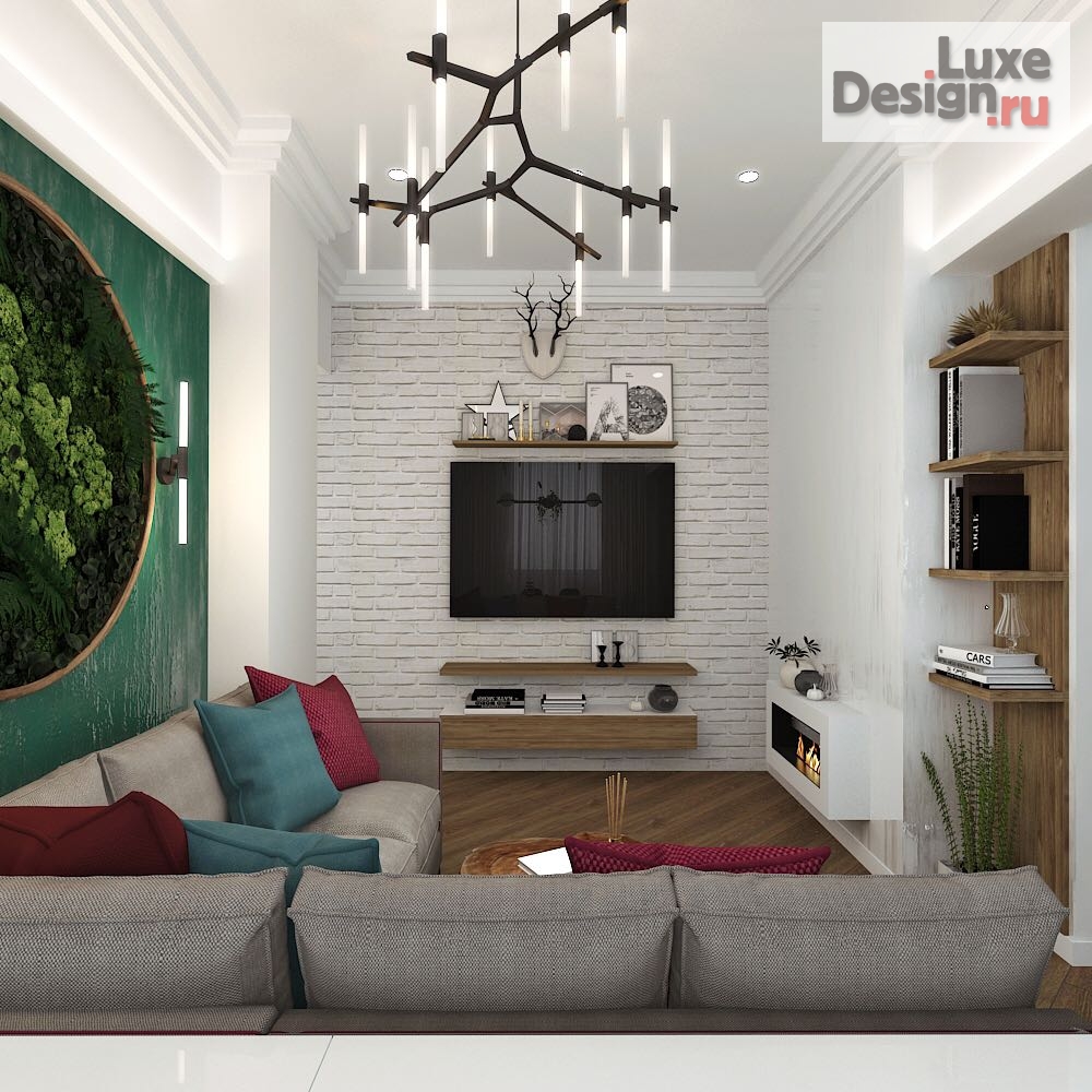 Дизайн интерьера трехкомнатной квартиры "Старый фонд «Эклектика»" (фото 8)