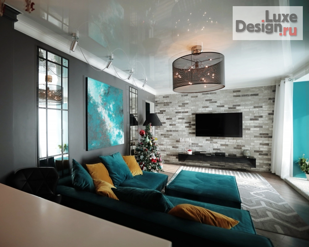 Дизайн интерьера квартиры студии "Квартира Эклектика (фото реализованного проекта)" (фото 3)