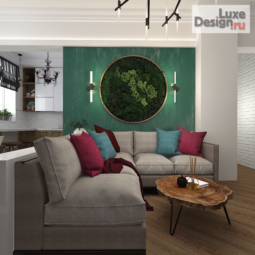 Дизайн интерьера трехкомнатной квартиры "Старый фонд «Эклектика»" (фото 9)