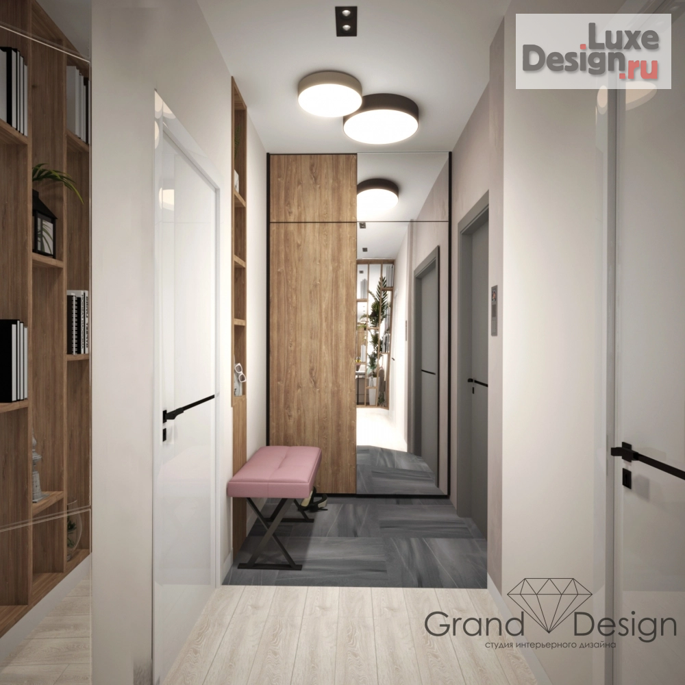 Дизайн интерьера трехкомнатной квартиры "ЖК Бригантина «Зефир»" (фото 8)