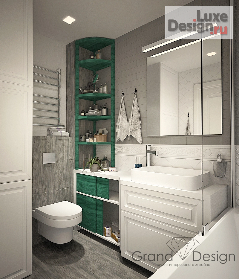 Дизайн интерьера трехкомнатной квартиры "Квартира 83серия" (фото 22)