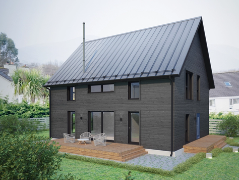 Частная архитектура во Владивостоке "Дом по мотивам Honka в с. Прохладное"